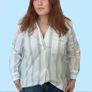 🌟 Oversized long-sleeved stripped shirt TWIK 🌟